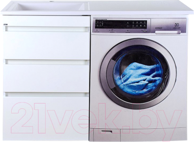 Тумба с умывальником Misty Фостер 55 + Гавана 120 L - фото