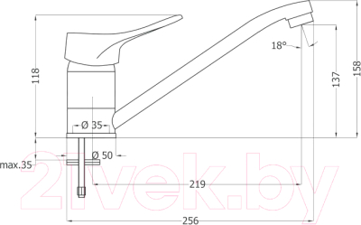 Смеситель Deante Vero Bow 060M
