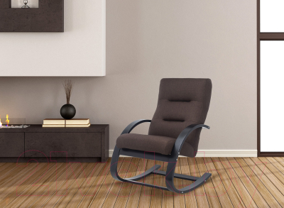 Кресло-качалка Импэкс Leset Милано (слоновая кость/малмо 95 серый)