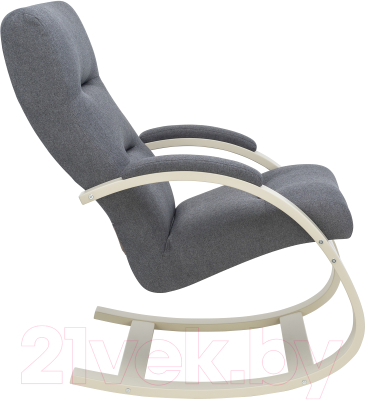 Кресло-качалка Импэкс Leset Милано (слоновая кость/малмо 95 серый)