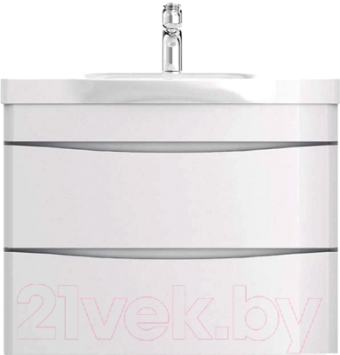 Тумба с умывальником AM.PM Like M80FHX0802WG + M80WCC0802WG - фото