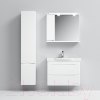 Тумба с умывальником AM.PM Like M80FHX0802WG + M80WCC0802WG