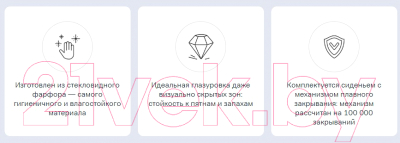 Унитаз подвесной AM.PM Sensation C301700WH + C307851WH