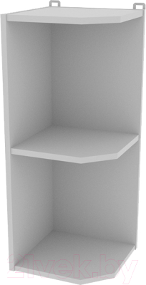 Угловое окончание для кухни Интерлиния Компо ВПз30-720 (серый) - фото