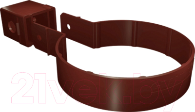 Хомут водосточной трубы Grand Line Premium Kliker ПВХ RAL 8017 - фото