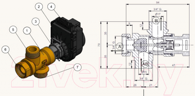 Модуль управления ГВС Эван Evan Aqua 116002