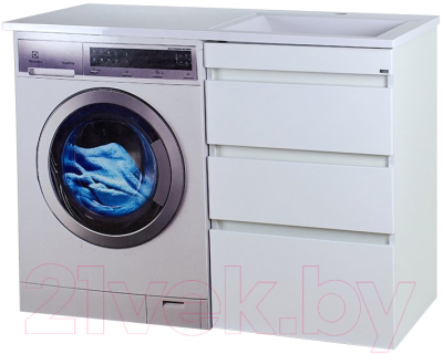 Тумба с умывальником Misty Фостер 55 + Гавана 120 D R