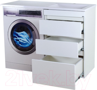 Тумба с умывальником Misty Фостер 55 + Гавана 120 D R