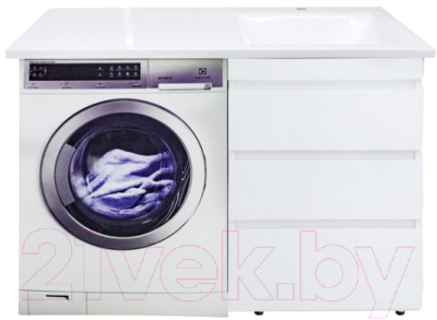 Тумба с умывальником Misty Фостер 55 + Гавана 120 D R