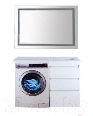 Тумба с умывальником Misty Фостер 55 + Гавана 120 D R