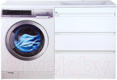 Тумба с умывальником Misty Фостер 70 / Э-Фос01070-013ЯНС + Гавана 130 D R - фото