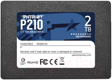 SSD диск Patriot P210 2TB (P210S2TB25) - фото