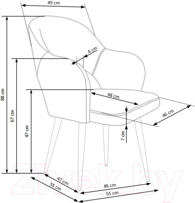 Стул Halmar K364