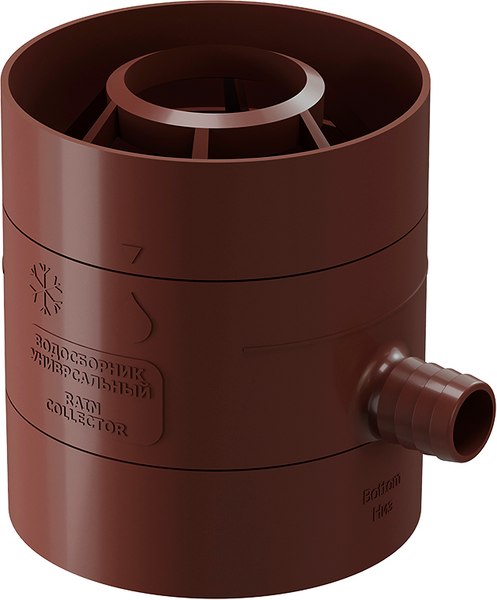 Водосборник водосточный Docke Универсальный RAL 8017 - фото