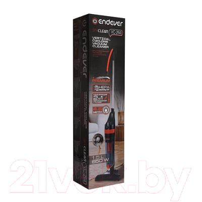 Вертикальный пылесос Endever SkyClean VC-294 (черный/оранжевый)
