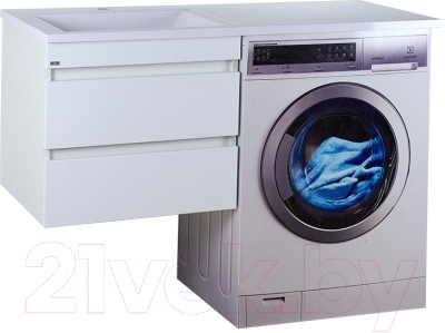 Тумба с умывальником Misty Фостер 55 / Э-Фос01055-012Я + Гавана 120 L