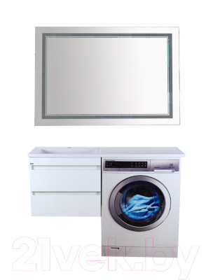 Тумба с умывальником Misty Фостер 55 / Э-Фос01055-012Я + Гавана 120 L