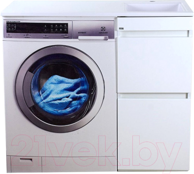 Тумба с умывальником Misty Фостер-40 / Э-Фос01040-012Я + Гавана 100 D R - фото