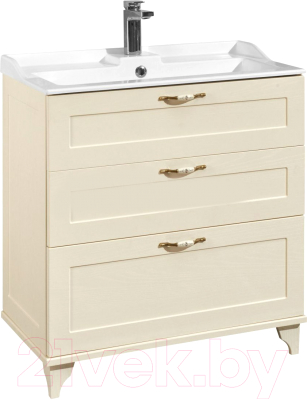 Тумба с умывальником Акватон Леон 80Н (1A1878K0LBPR0) - фото