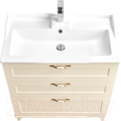 Тумба с умывальником Акватон Леон 80Н (1A1878K0LBPR0)