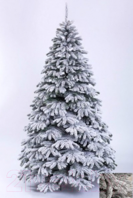 Ель искусственная Maxy Poland Стефани Exclusive литая заснеженная - фото