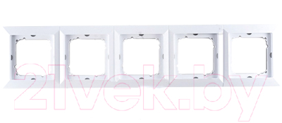 Рамка для выключателей и розеток TIMEX Opal OPBL-RA5 - фото