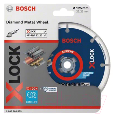 Отрезной диск алмазный Bosch X-lock 2.608.900.533