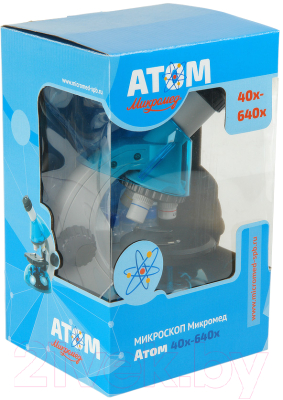 Микроскоп оптический Микромед Атом 40x-640x / 27388