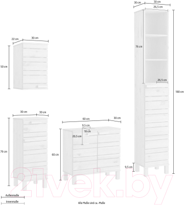 Тумба под умывальник Dipriz Джосси Д.7155-1.02