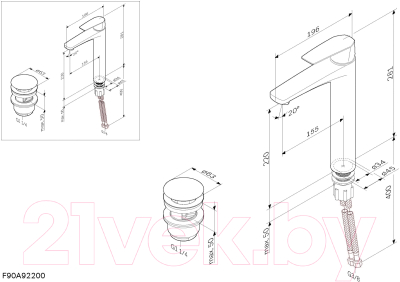 Смеситель AM.PM Gem F90A92200