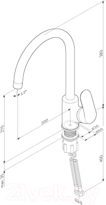Смеситель AM.PM Like F8007111