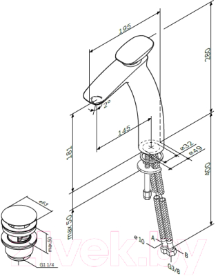 Смеситель AM.PM Spirit V2.0 F70A92200