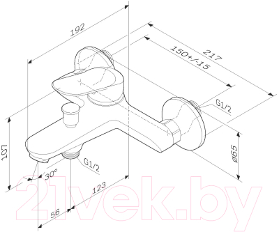 Смеситель AM.PM Sunny F85C10000