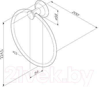 Кольцо для полотенца AM.PM Like A8034400