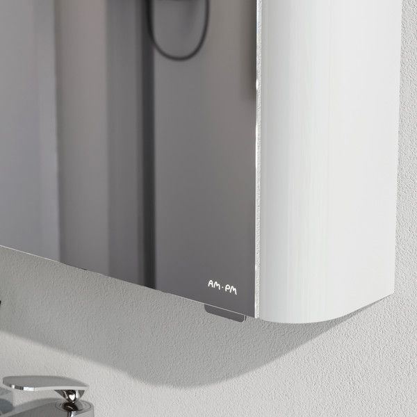 Шкаф с зеркалом для ванной AM.PM Sensation M30MCR0801WG