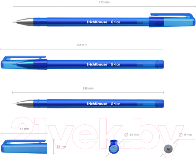 Набор гелевых ручек Erich Krause G-Ice / 39511