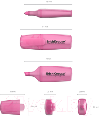 Текстовыделитель Erich Krause Visioline Mini Spring / 48788