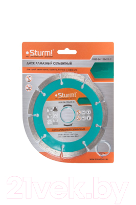 Отрезной диск алмазный Sturm! 9020-04-150x22-C - фото