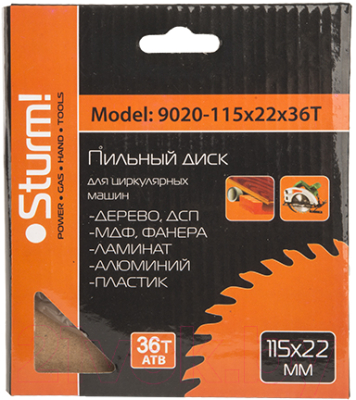 Пильный диск Sturm! 9020-115-22-36T