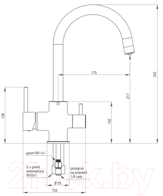 Смеситель Deante BCH N64M