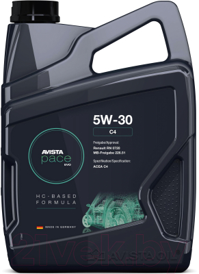 Моторное масло Avista Pace EVO C4 5W-30 / 166939 - фото
