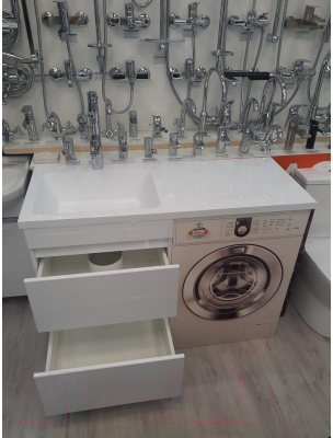 Тумба с умывальником Emmy Джерси 120 + Марсал 120 L