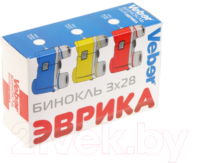 Бинокль Veber Эврика 3х28R / 27216