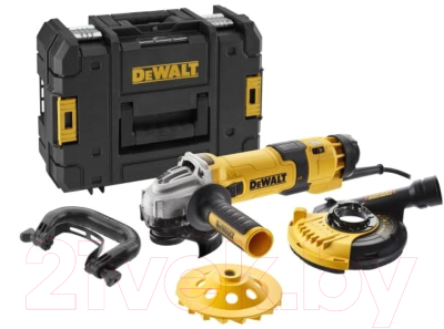 Профессиональная угловая шлифмашина DeWalt DWE4257KT-QS