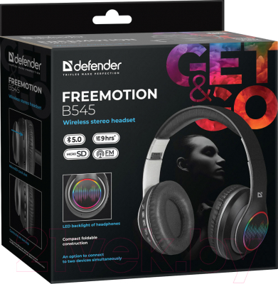 Беспроводные наушники Defender FreeMotion B545 / 63545