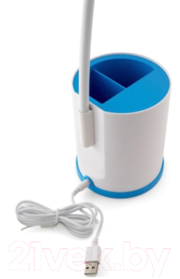 Настольная лампа Лючия L529 Органайзер (голубой)