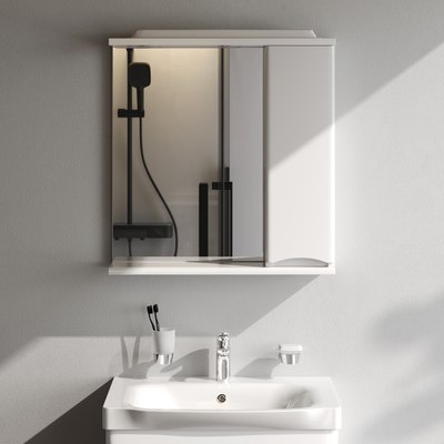 Шкаф с зеркалом для ванной AM.PM Like M80MPR0651WG