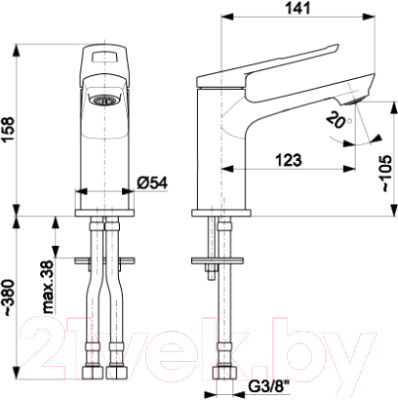 Смеситель Armatura Amazonit 4622-815-00