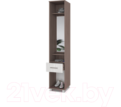 Секция в прихожую Modern Карина К71 (ясень шимо темный/ясень шимо светлый)