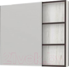 Шкаф с зеркалом для ванной Какса-А Винтер б/о 75 / 458394 - фото